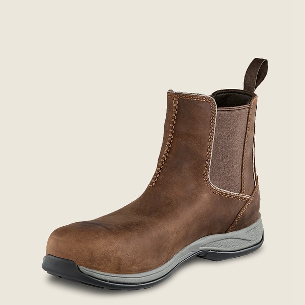 Botas de Seguridad Red Wing Hombre Marrom - Comfortpro - 6-Inch Toe Romeo - 506-NDKQIR